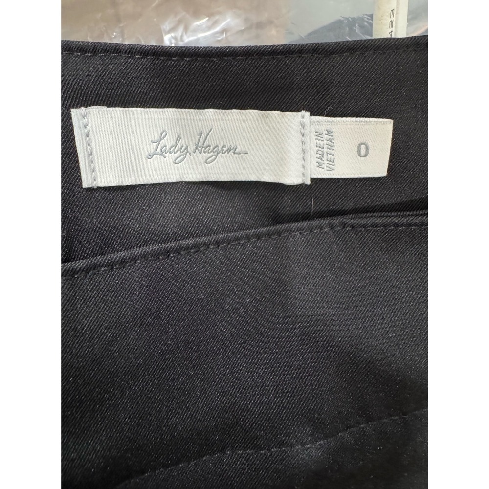 Lady Hagen Womens Black Golf Skort Active Mini Skirt with Liner Size 0 - Picture 3 of 5